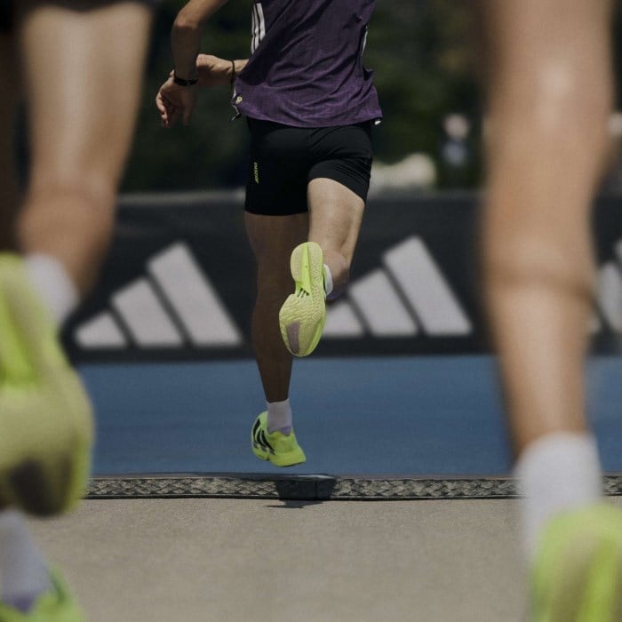 adidas Adizero Adios Pro 4 - Mens Racing Shoes - Solar Yellow/Aurora Plum/Powder Plum