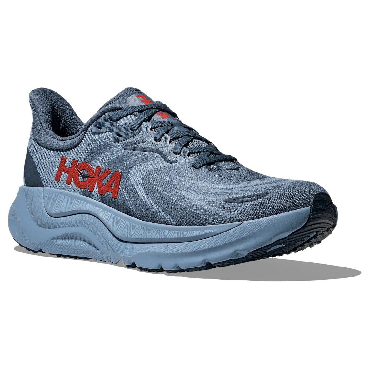 Hoka Arahi 8 - Mens Running Shoes - Thunder Cloud/Vermillion