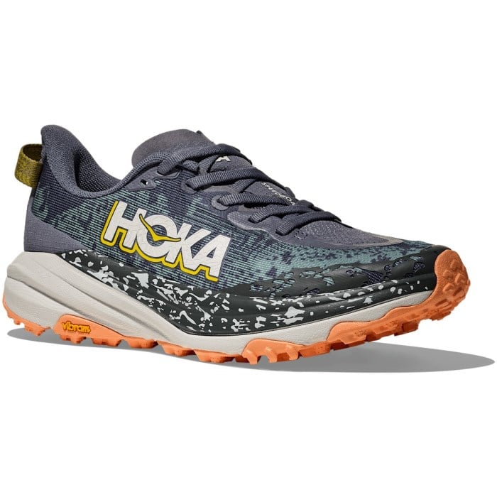 Hoka Speedgoat 6 - Womens Trail Running Shoes - Grey Skies/Cosmic Grey