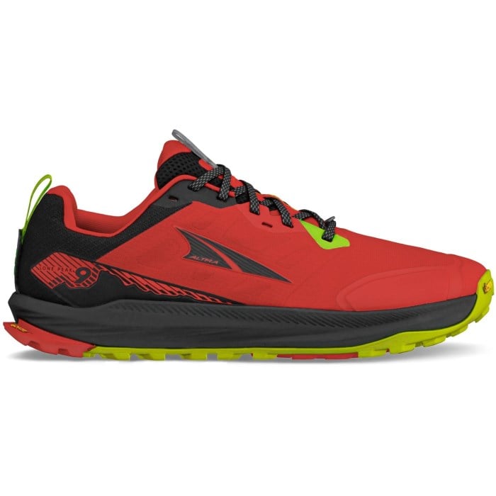 Altra Lone Peak 9+ - Mens Trail Running Shoes - Black/Orange