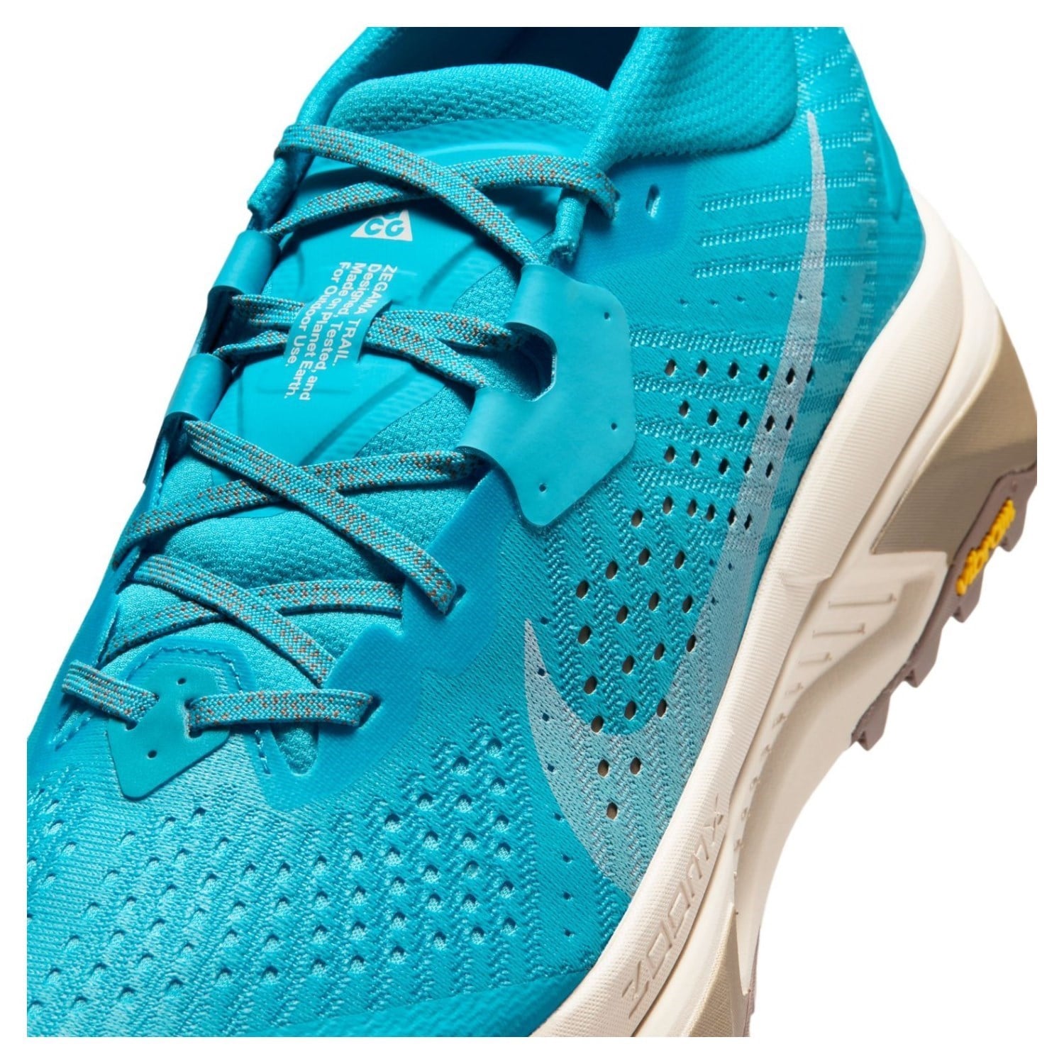 Nike ACG Zegama - Mens Trail Running Shoes - Baltic Blue/White/Light Orewood Brown
