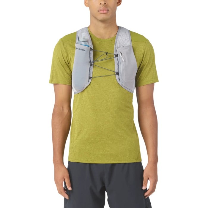 Salomon Hydra Access Vest 4 One Unisex Running Vest with Flask - Alloy/Grey Violet - image 3