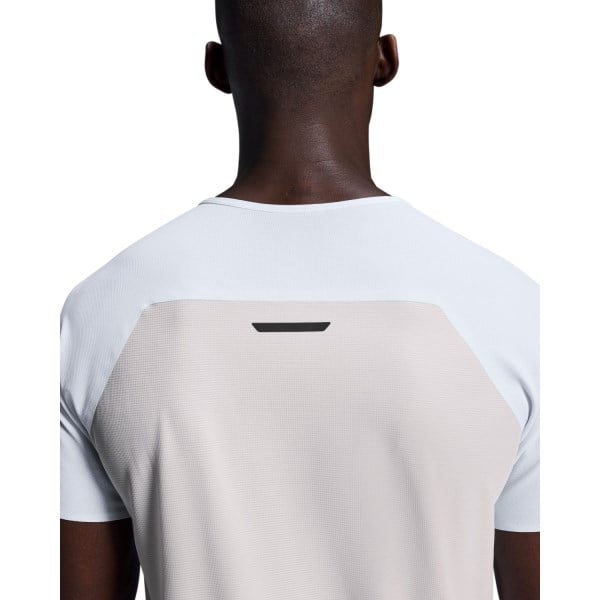 On Running Performance-T Mens Running T-Shirt - White/Silver