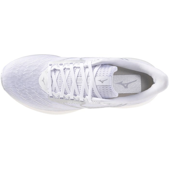 Mizuno Wave Rider 29 - Womens Running Shoes - White/Silver/Harbor Mist