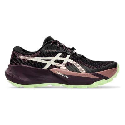 Asics Trabuco 14 - Womens Trail Running Shoes - Black/Dark Aubergine