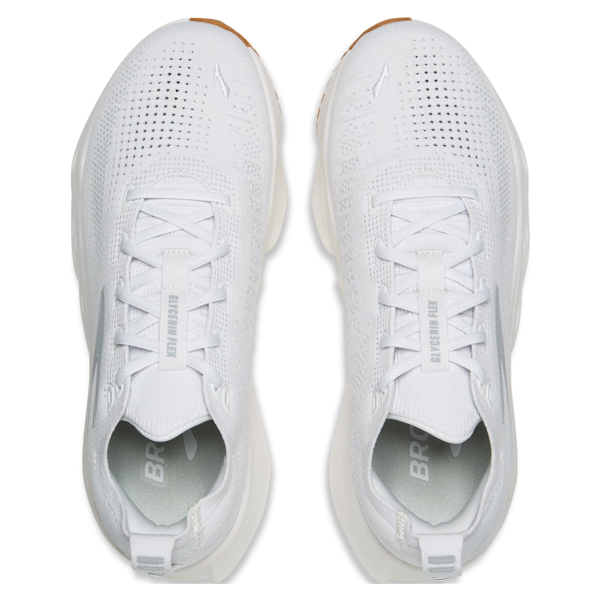 Brooks Glycerin Flex - Womens Running Shoes - White/Black/Gum - image 4