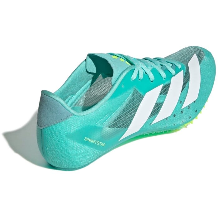 adidas SprintStar - Unisex Sprint Spikes - Flash Aqua/Cloud White/Lucid Lemon