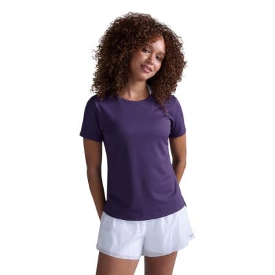 2XU Aero Mesh Womens T-Shirt - Velvet Purple/Velvet Purple