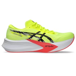 Asics Magic Speed 4 - Mens Road Racing Shoes - Safety Yellow/Black
