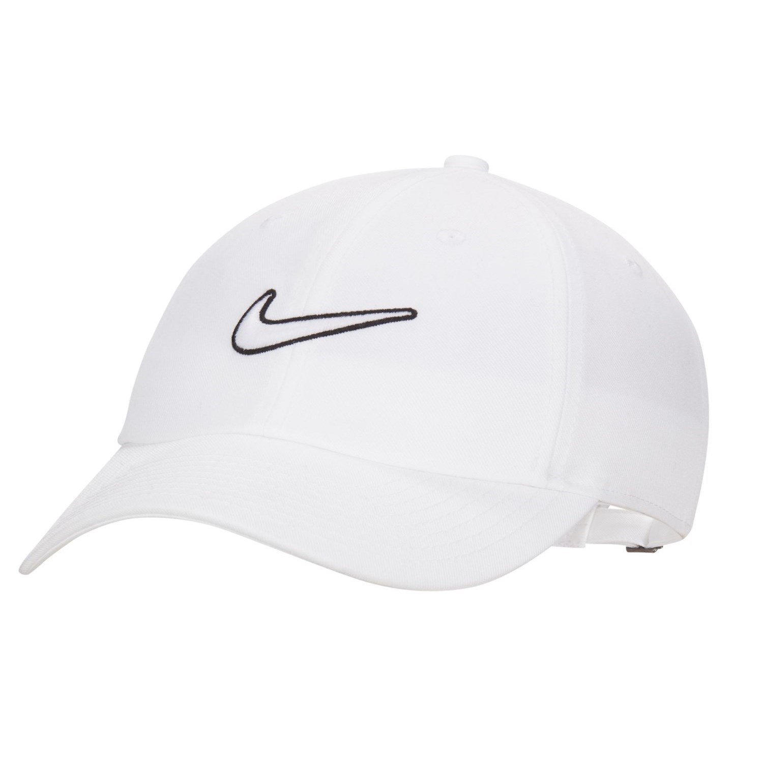 Nike Club Unstructured Swoosh Running Cap - White/White