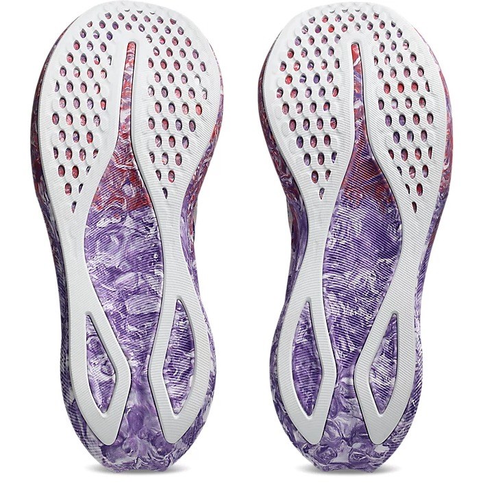 Asics Gel Noosa Tri 16 - Mens Running Shoes - White/Edo Purple
