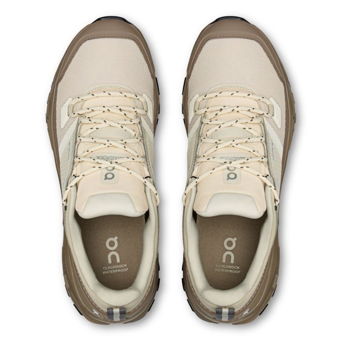 On Cloudrock Low Waterproof - Womens Hiking Shoes - Grain/Soba - image 3