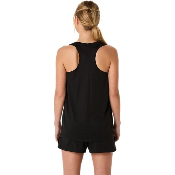Asics Silver Womens Running Tank Top - Performance Black