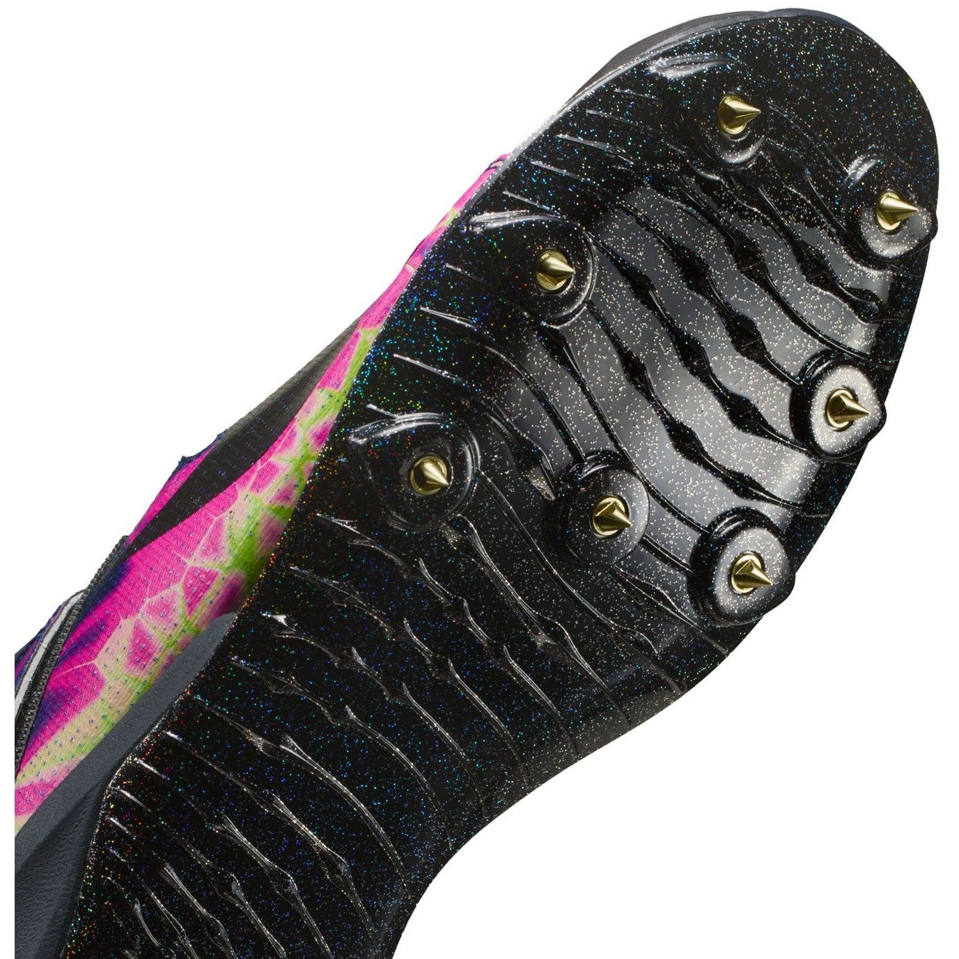 Nike Long Jump Elite GLAM - Unisex Jumping Spikes - Pink Blast/Black/Blue Void