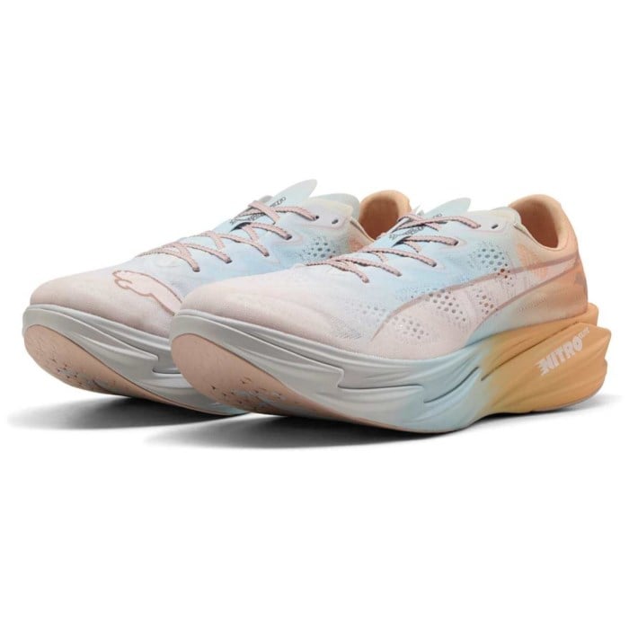 Puma Deviate Nitro Elite 4 Run Club - Mens Running Shoes - Jasmine Flower/Lucite/Almost Apricot