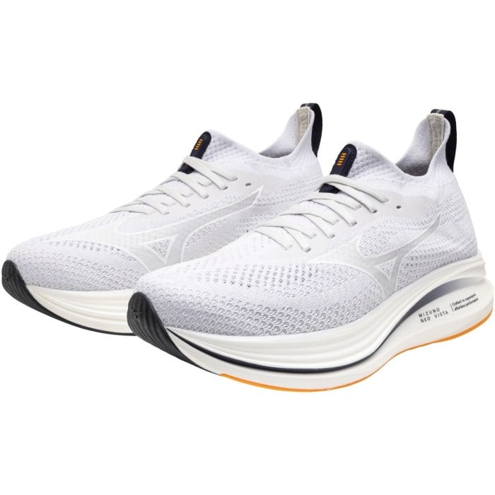 Mizuno Neo Zen - Mens Running Shoes - Nimbus Cloud/White/Tangelo