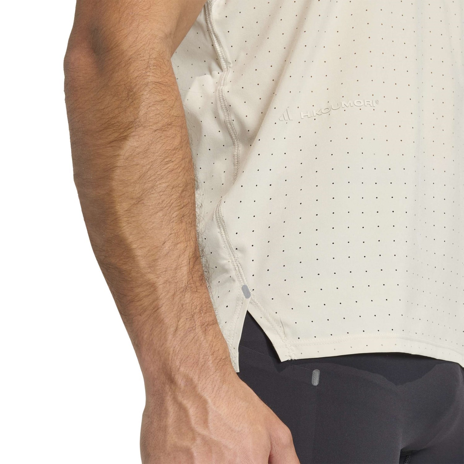 adidas ADI365 H.Koumori Mens Running T-Shirt - Putty Grey