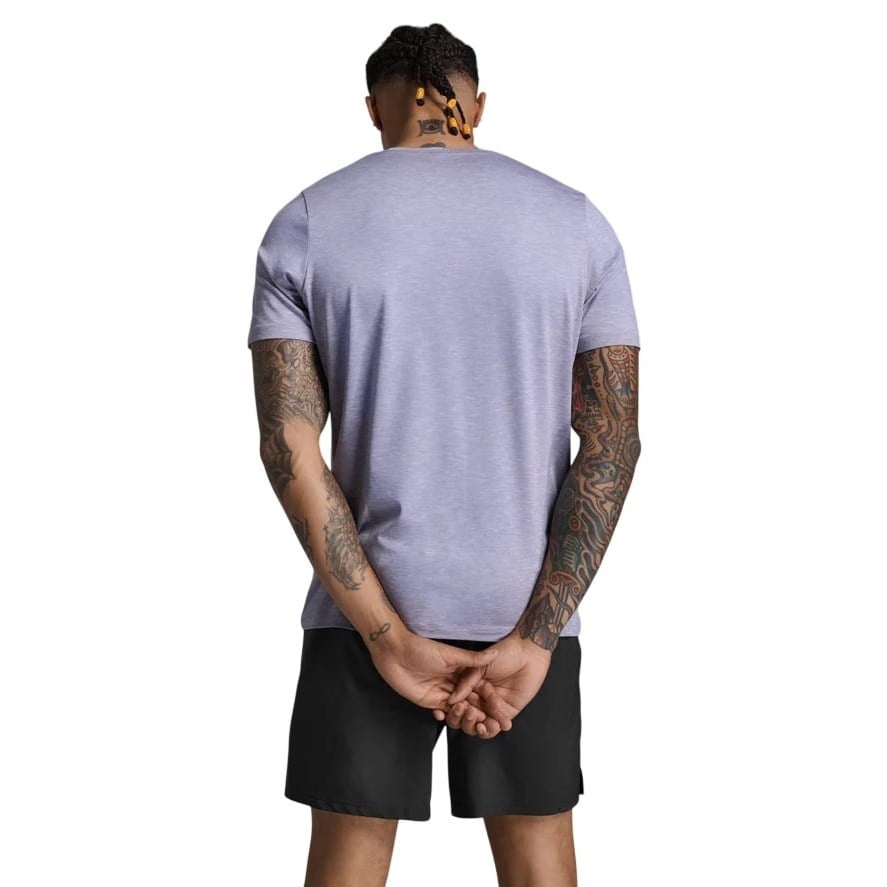 2XU Motion Soft Jersey Mens T-Shirt - Digital Lilac/Black