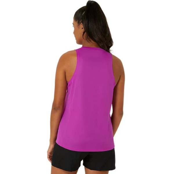 Asics Silver Womens Running Tank Top - Bold Magenta