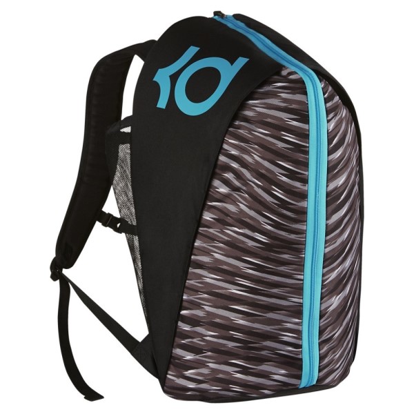 Nike KD Max Air VIII Basketball Backpack - Black/Blue Lagoon
