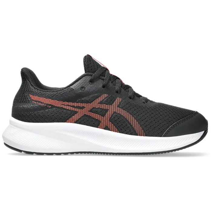 Asics Patriot 13 GS - Kids Running Shoes - Black/Flash Red