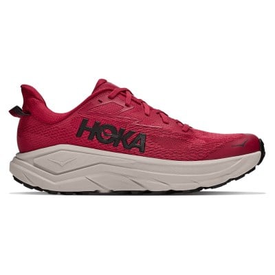 Hoka Challenger 8 - Mens Trail Running Shoes - Red Agate/River Rock Grey