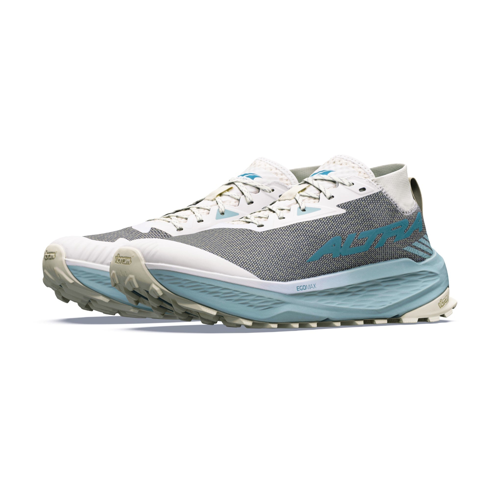Altra Olympus 275 HiLo - Mens Trail Running Shoes - Ultra Gray/Sea Pine/Green Milieu - image 2