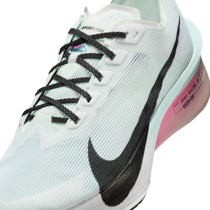 Nike ZoomX Vaporfly 4 - Womens Racing Shoes - White/Black/Hyper Pink/Mint Foam