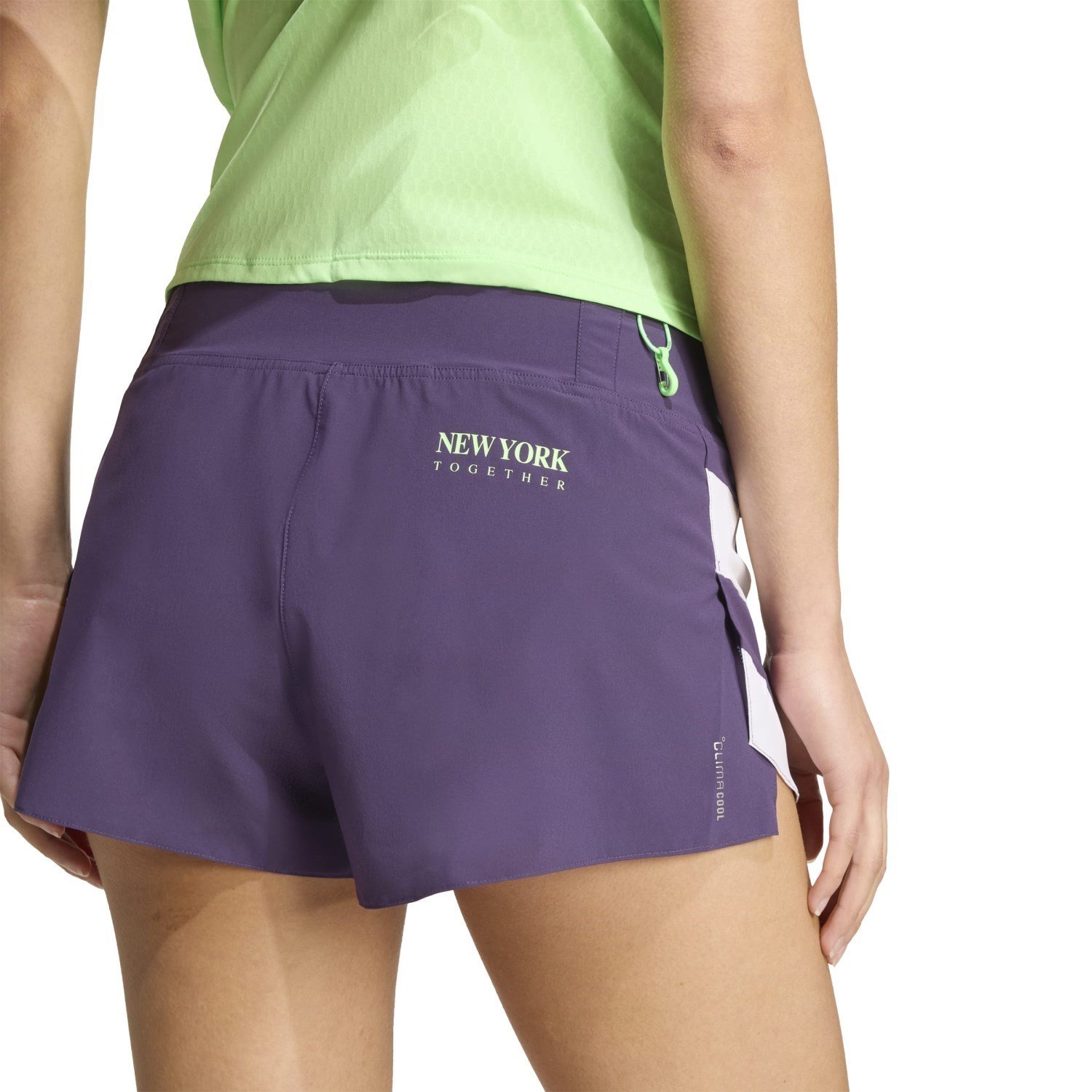 adidas Adizero NYC Run Womens 2 Inch Shorts - Aurora Plum