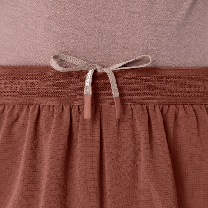 Salomon Sense Aero Stow Mens Running Shorts - Burnt Umber - image 3