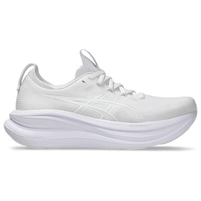 Asics Gel Nimbus 28 - Womens Running Shoes - White/White