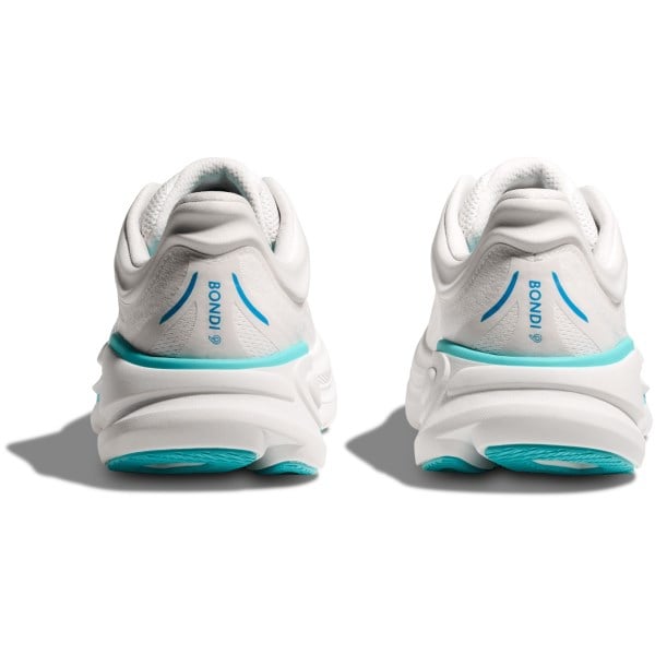 Hoka Bondi 9 - Mens Running Shoes - White/Hoka Blue