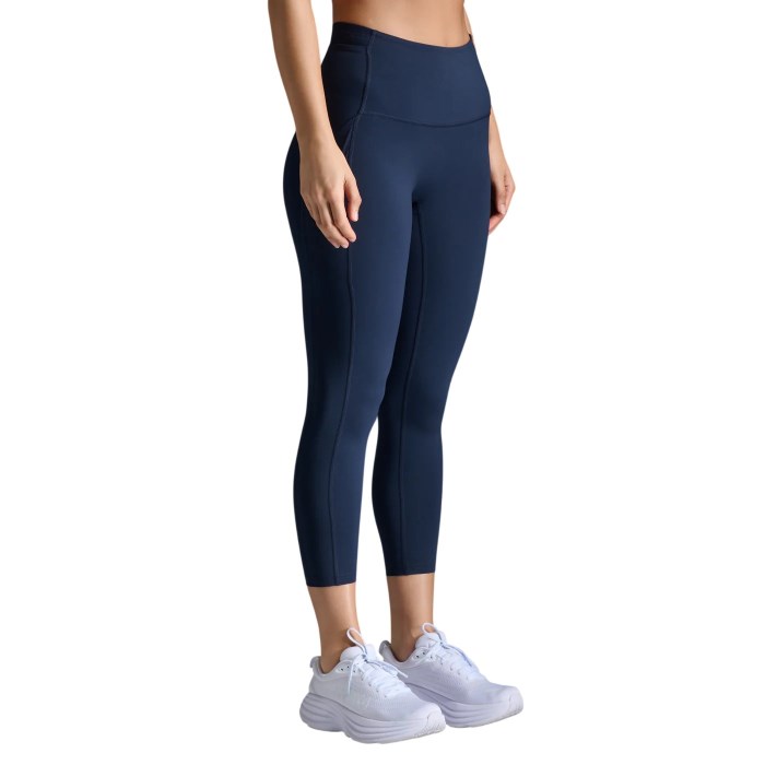 2XU Form Stash Hi-Rise Womens 7/8 Compression Tights - Midnight/Midnight