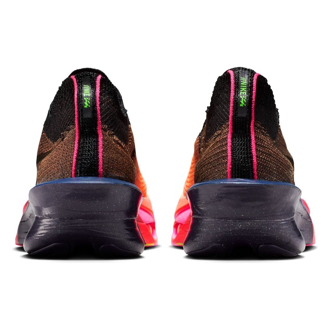 Nike Air Zoom Alphafly 3 GLAM - Womens Racing Shoes - Orange Pulse/Black/Purple Dynasty