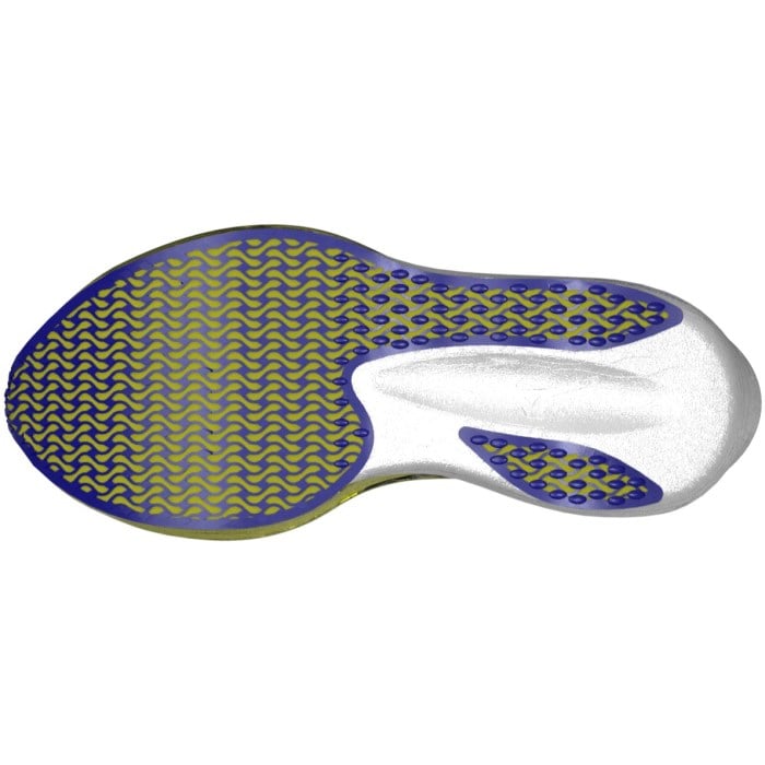 Mizuno Hyperwarp Pro - Unisex Racing Shoes - White/Lightning Yellow/Dazzling Blue