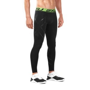 2XU Refresh Recovery Mens Compression Tights - Black/Nero