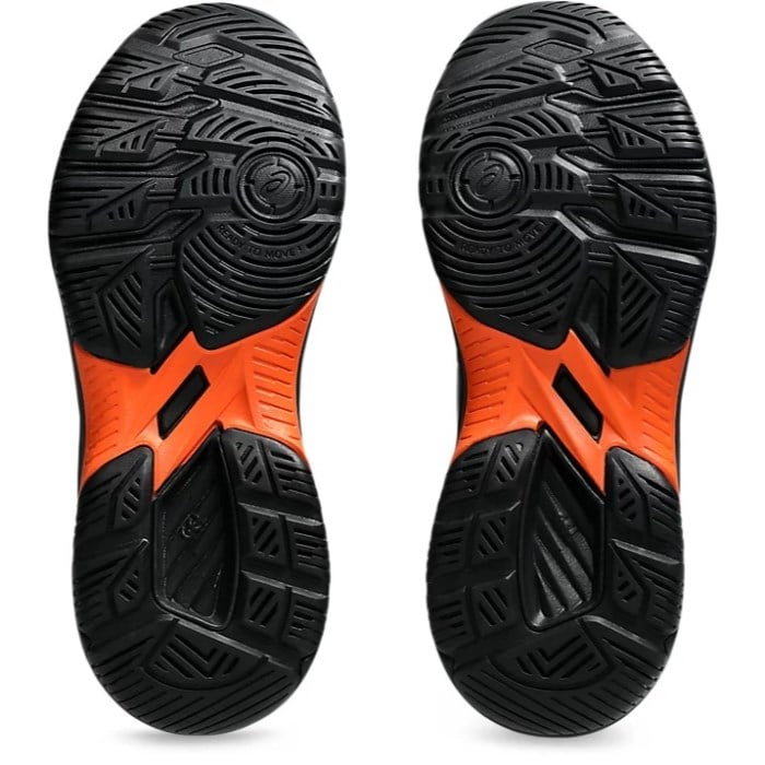 Asics Gel 550TR GS - Kids Cross Training Shoes - Black/Nova Orange