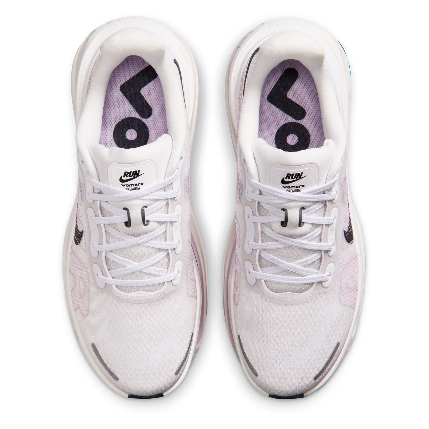 Nike Vomero Premium - Womens Running Shoes - White/Black-Summit White-Bleached Lilac - image 4