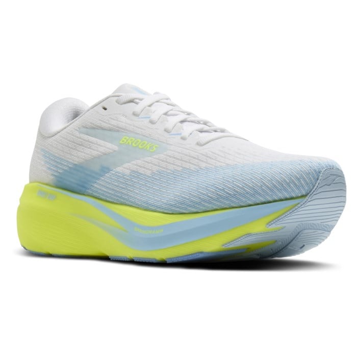 Brooks Ghost Amp - Womens Running Shoes - White/Blue/Nightlife - image 2