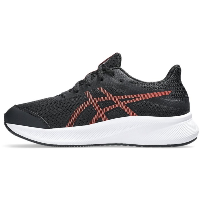 Asics Patriot 13 GS - Kids Running Shoes - Black/Flash Red