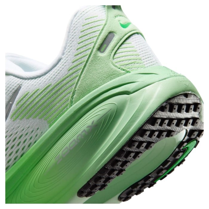 Nike Vomero 18 - Womens Running Shoes - White/Silver Metallic/Illusion Green - image 6