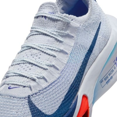 Nike Air Zoom Alphafly 3 - Womens Racing Shoes - Football Grey/Blue Void/Ghost
