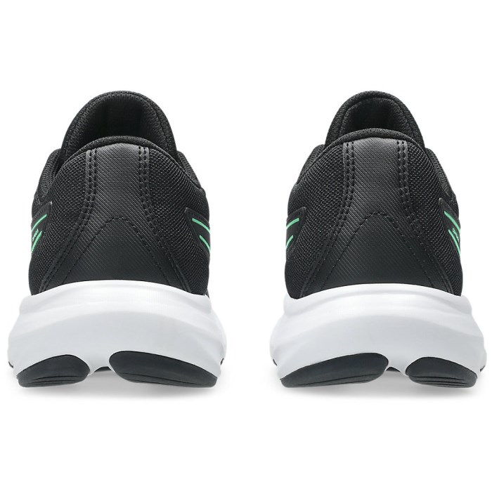 Asics Contend 9 GS - Kids Running Shoes - Black/Vital Green