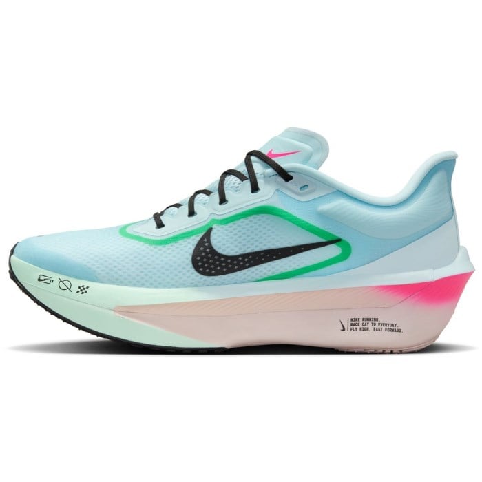 Nike Zoom Fly 6 - Mens Running Shoes - Glacier Ice/Black/Hyper Pink/Green Shock