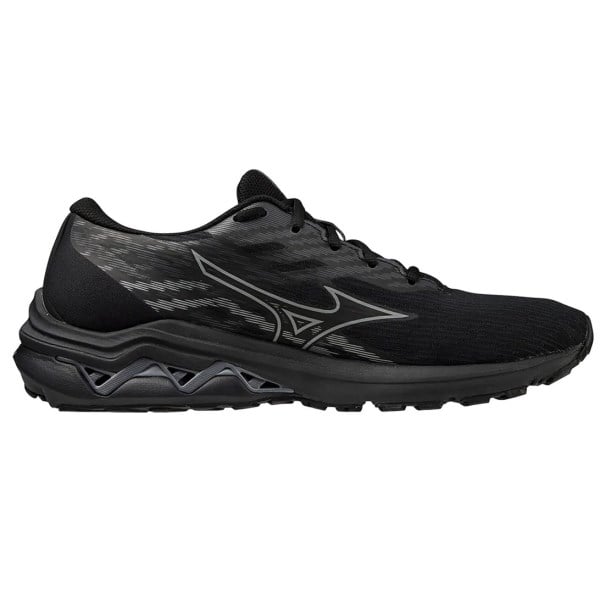 Mizuno Wave Equate 7 - Womens Running Shoes - Black/Metallic Gray