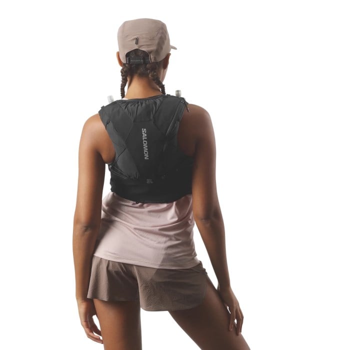 Salomon ADV Skin 12 Set Womens Trail Running Vest With Flasks - Black/Asphalt