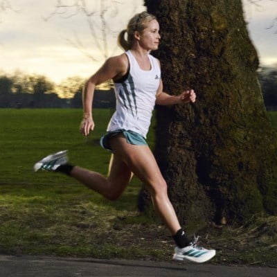 Adidas Adizero Boston 13 - Womens Running Shoes - Cloud White/Pure Teal/Grey