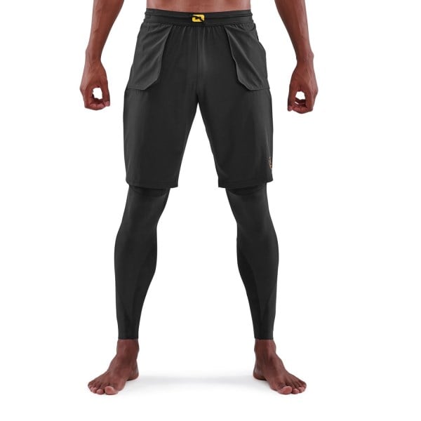Skins Series-5 Travel and Recovery Mens Compression Long Tights