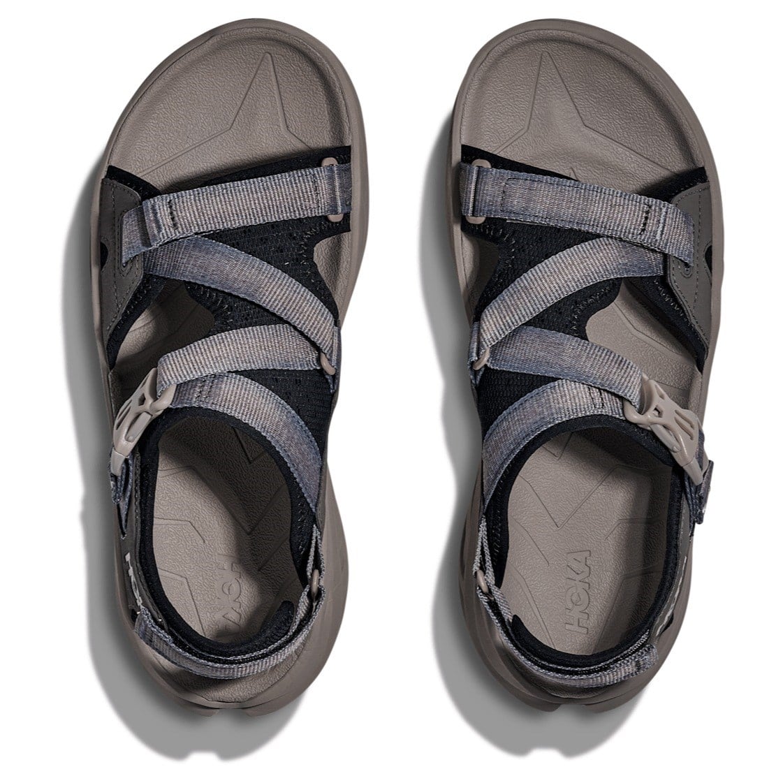 Hoka Infini Hike TC - Mens Hiking Sandals - Black/Cement