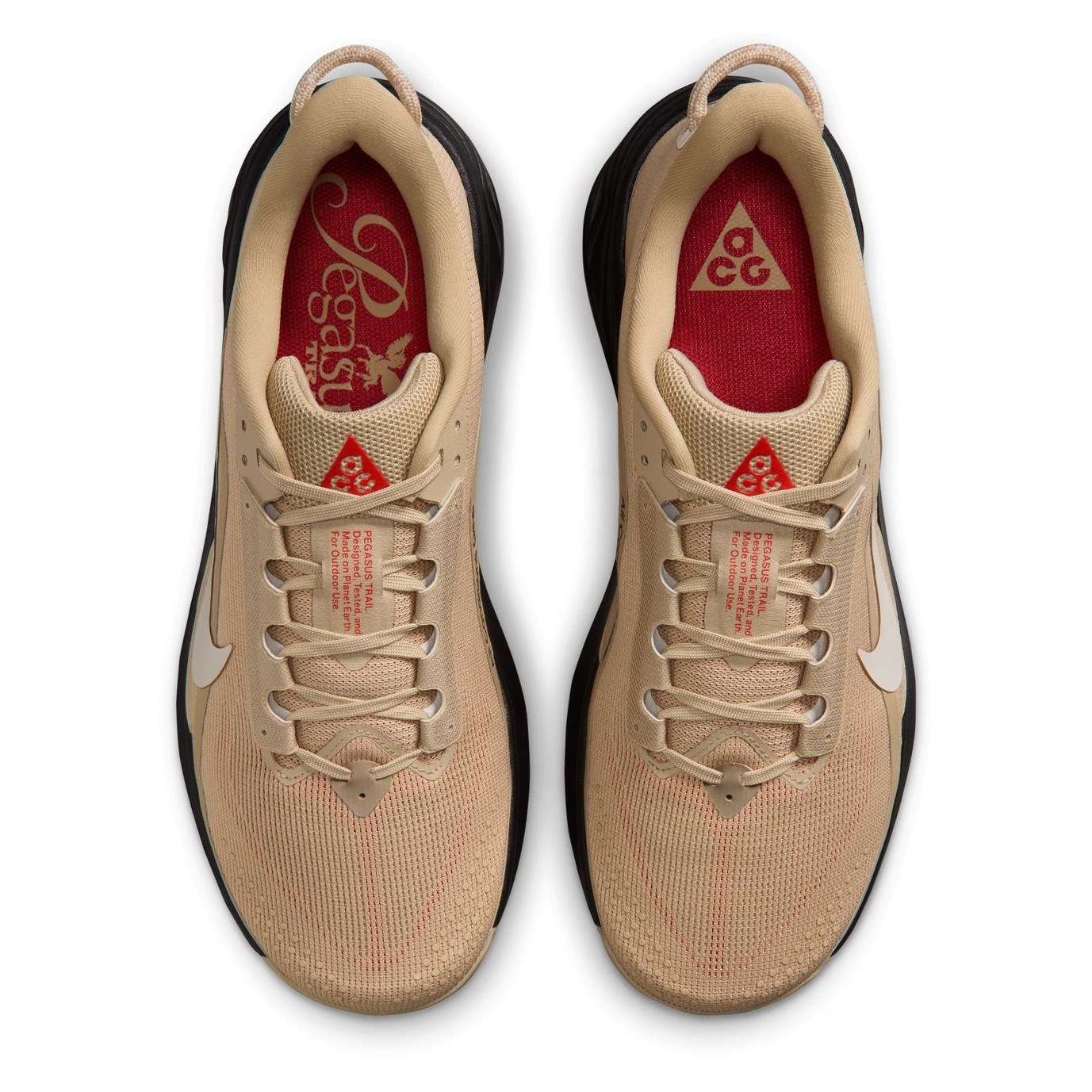 Nike ACG Pegasus Trail - Mens Trail Running Shoes - Linen /Light Orewood/Brown - image 6